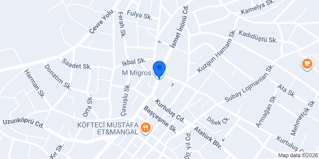 M Migros konumu