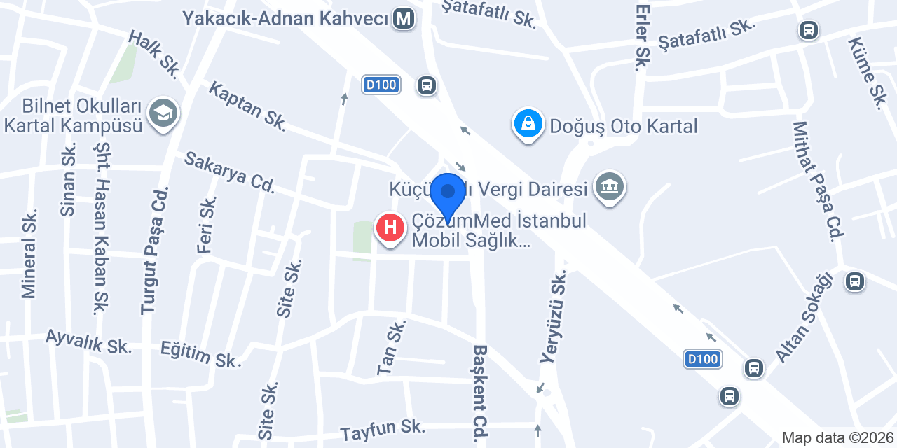 Carplus Rent A Car İstanbul konumu