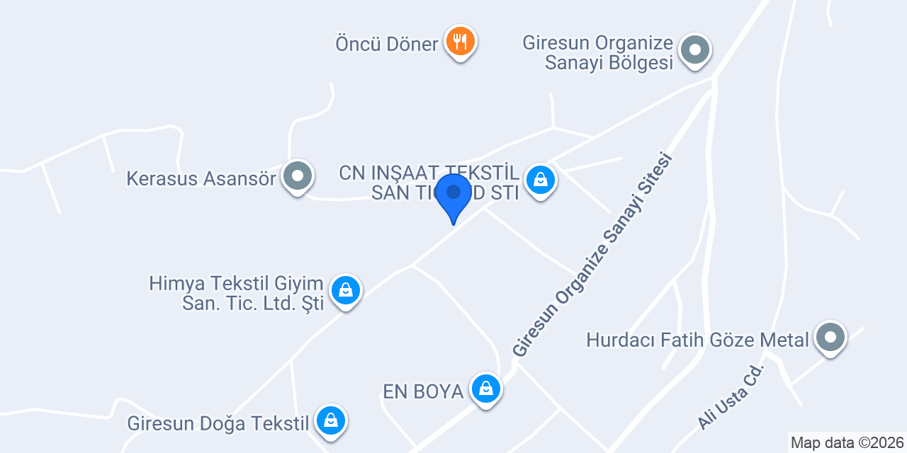 Ersal Gıda konumu