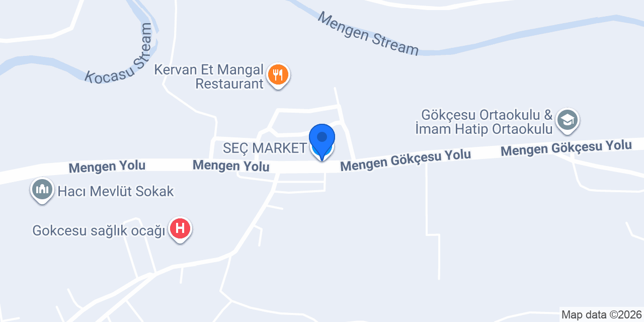 SEÇ MARKET konumu