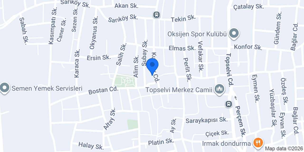 Eczane Hayat OrhanAlan konumu