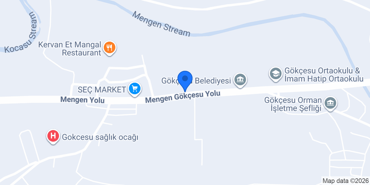 GÖKÇESU PASTANESi konumu