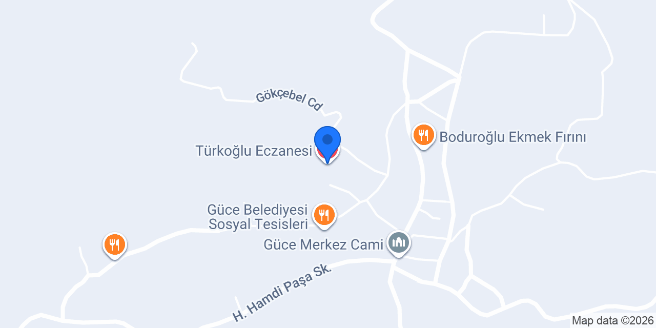 Türkoğlu Eczanesi konumu