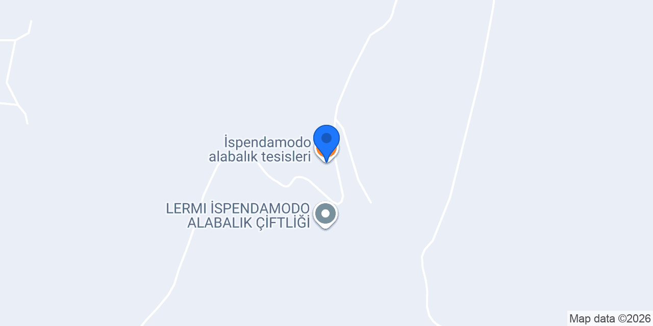 İspendamodo alabalık tesisleri konumu