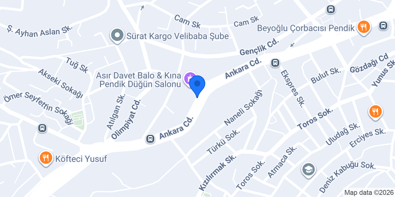 Beril Mobilya konumu