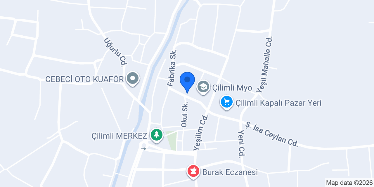 İbrahim Hoşver Ortaokulu konumu