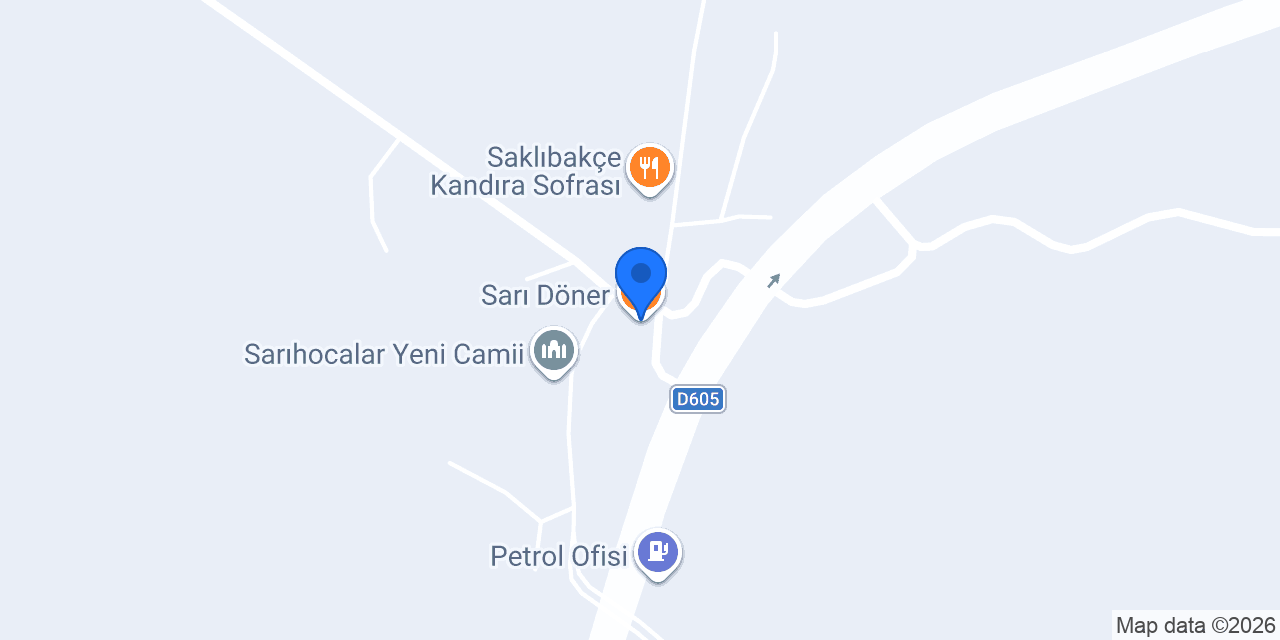Sarı Döner konumu