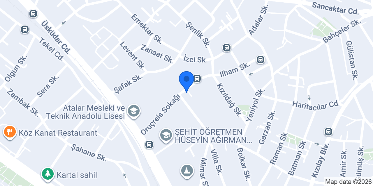 DF Grup Rent A car konumu