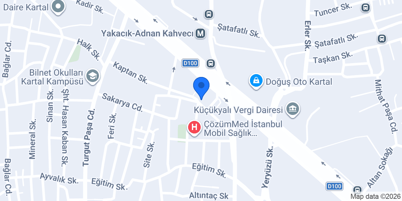 TEB Pendik E-5 Şubesi konumu
