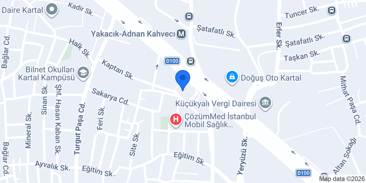 Adakem Kimya konumu