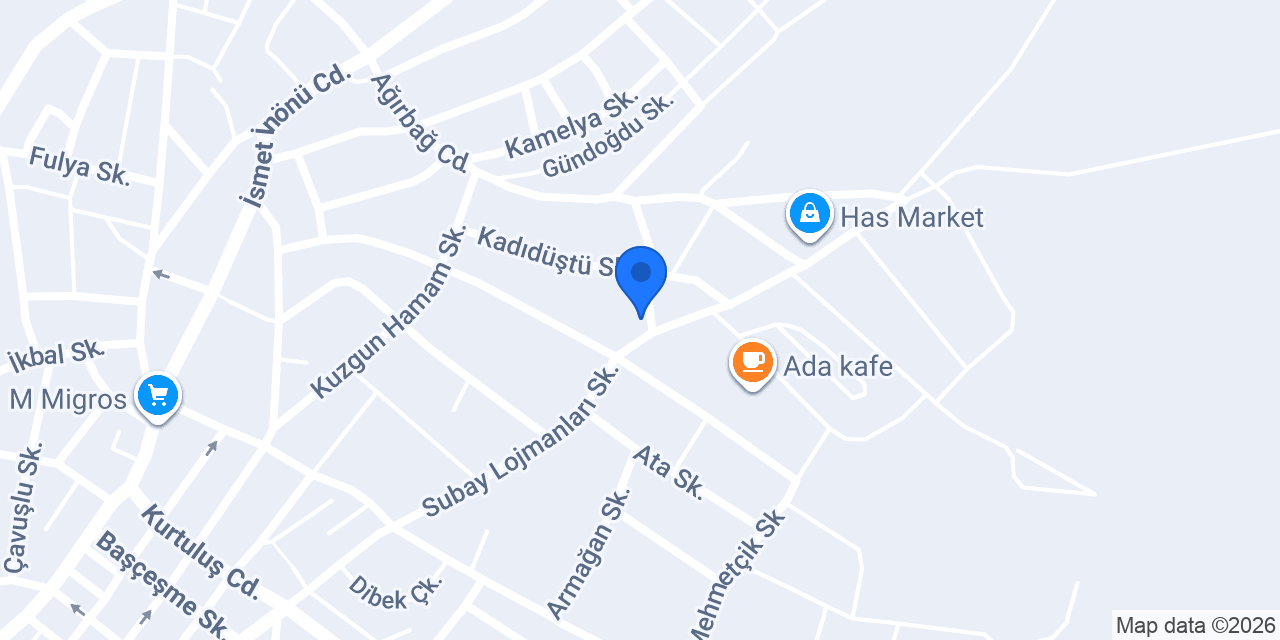 Sadık Akçay Sürücü Kursu konumu