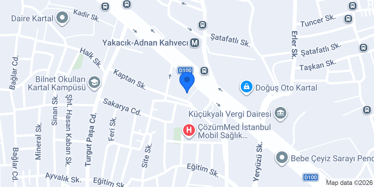 Metrowin Satış Ofisi konumu