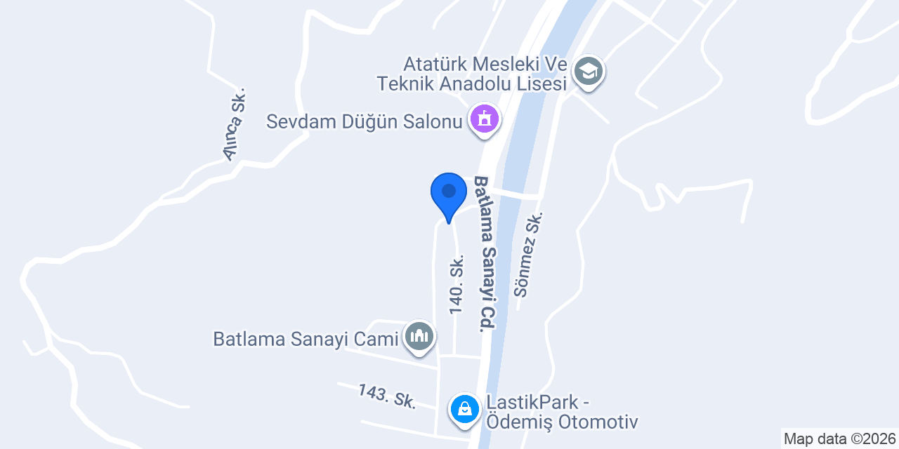 Ustaoğlu Mutfak konumu