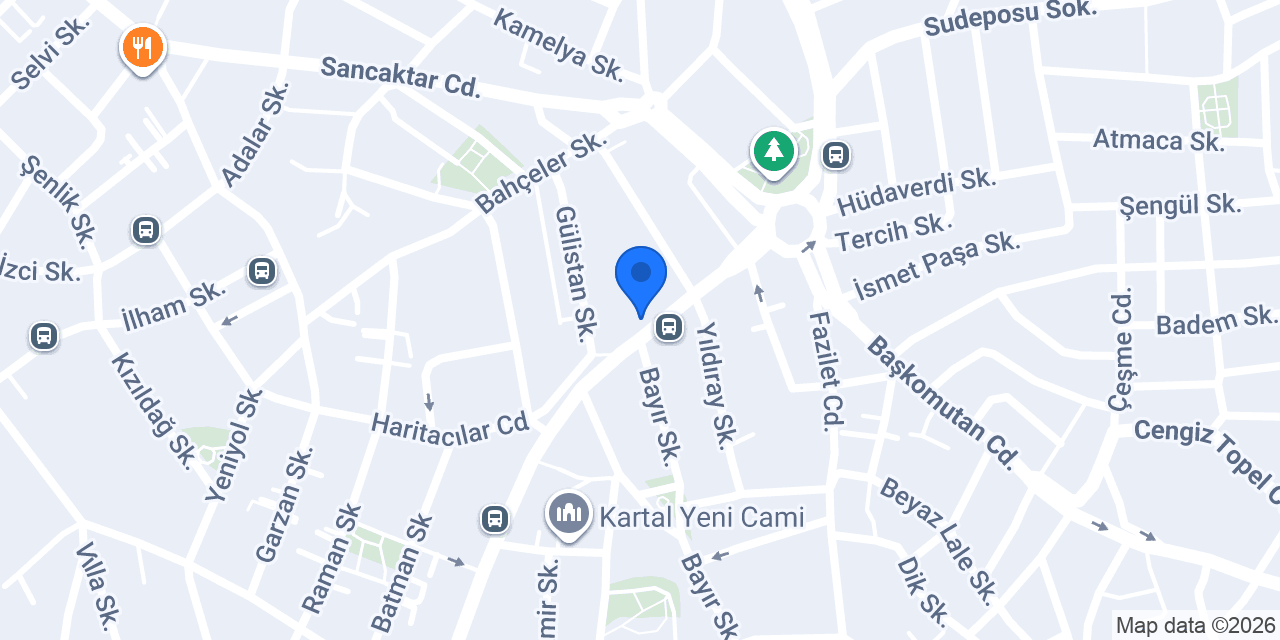 Öz Maraş Dondurma Kızılay Bulvarı konumu