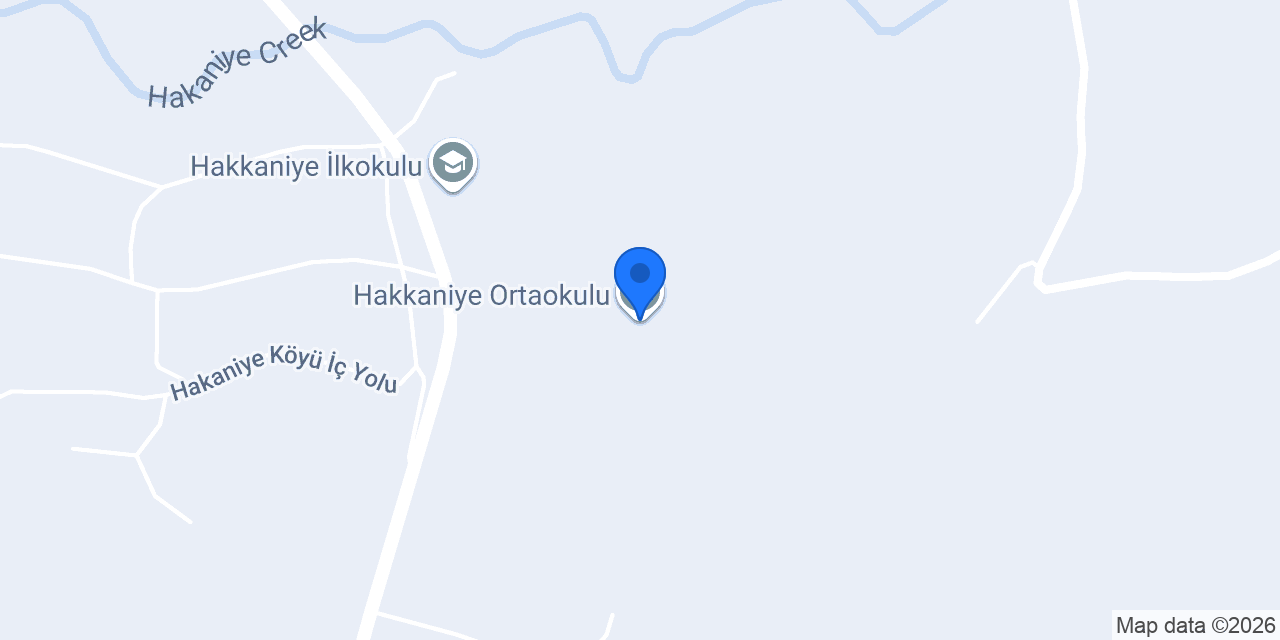 Hakkaniye Ortaokulu konumu