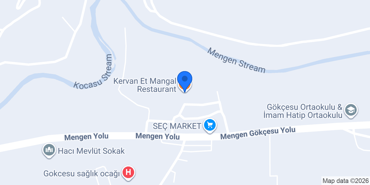 Kervan Et Mangal Restaurant konumu