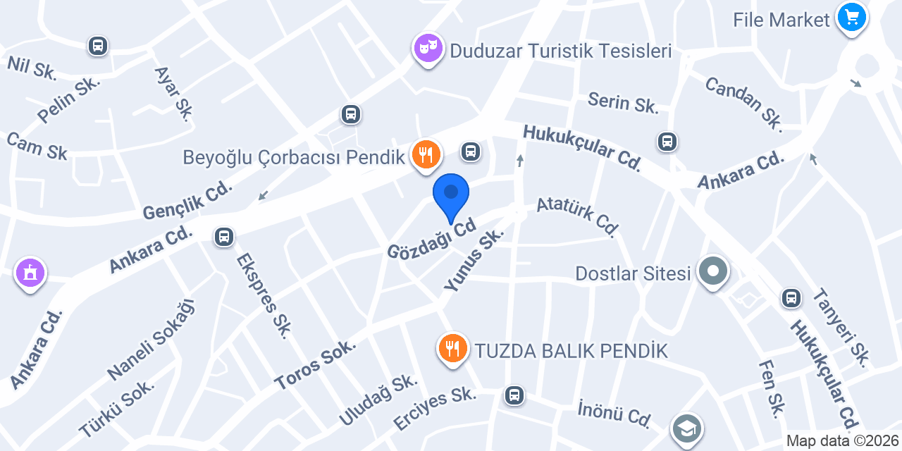 AYBERK TEKEL SHOP konumu
