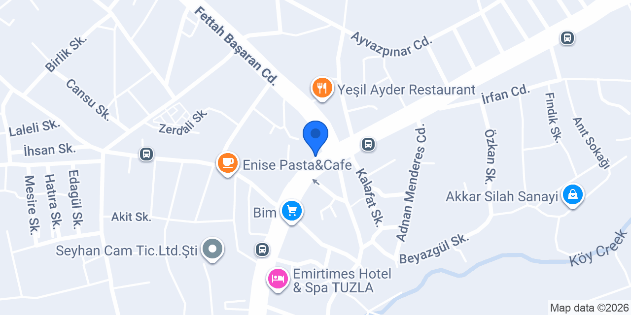 Aslı Turizm konumu