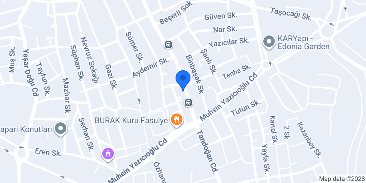 Bulutoğlu Sıhhi Tesisat Pendik konumu