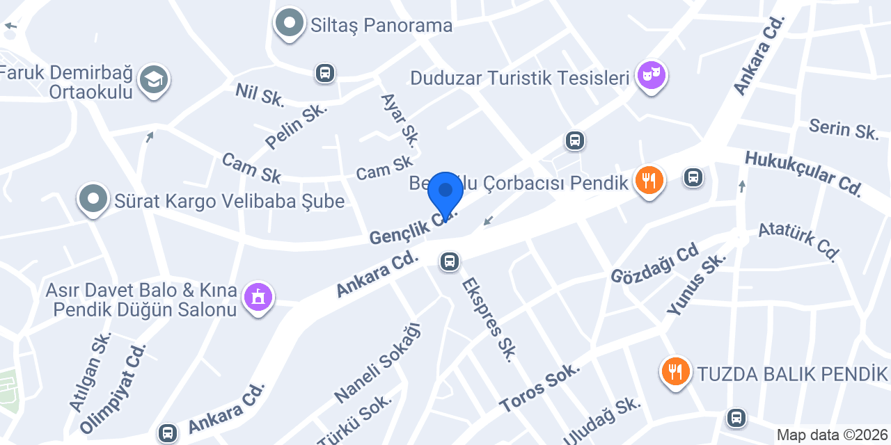 Bahar Mobilya konumu