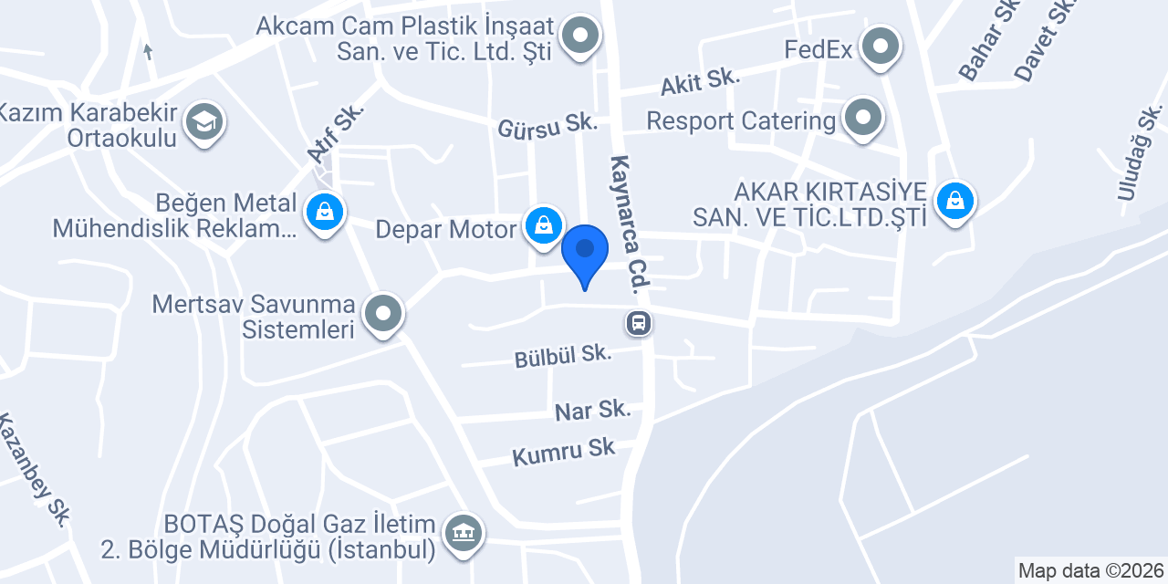 DURU GURME UNLU MAMÜLLER ÜRETİM LTD ŞTİ konumu