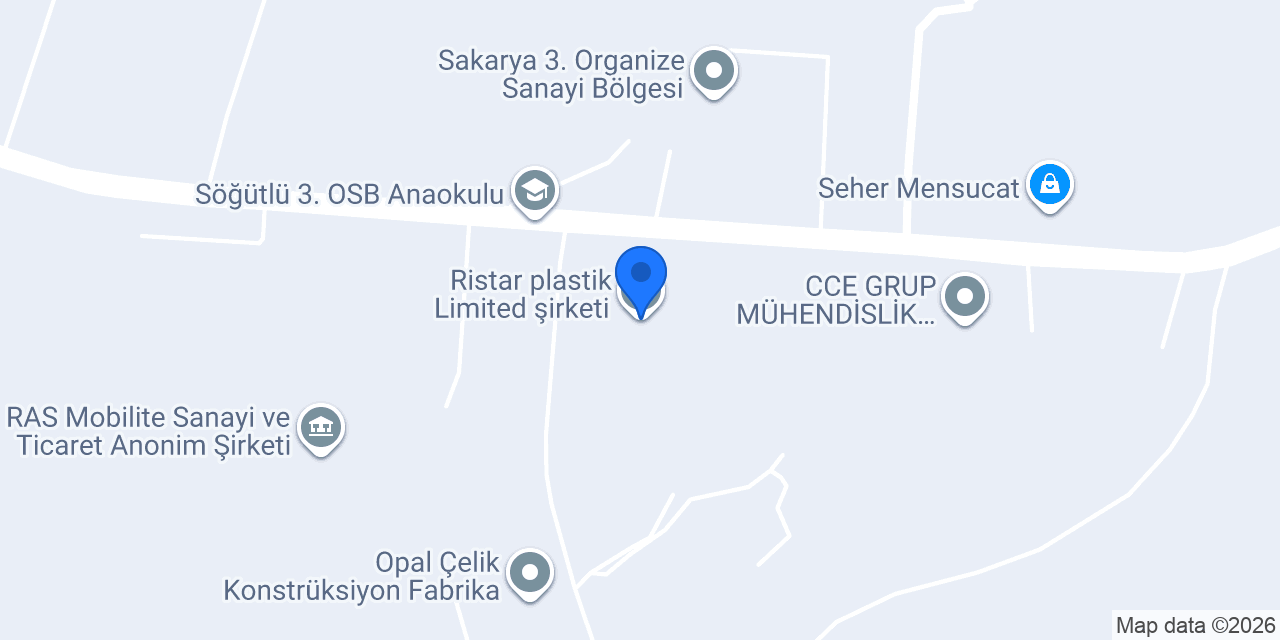 Ristar plastik Limited şirketi konumu