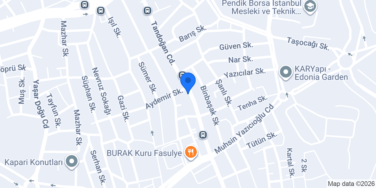 Pendik Tekel konumu