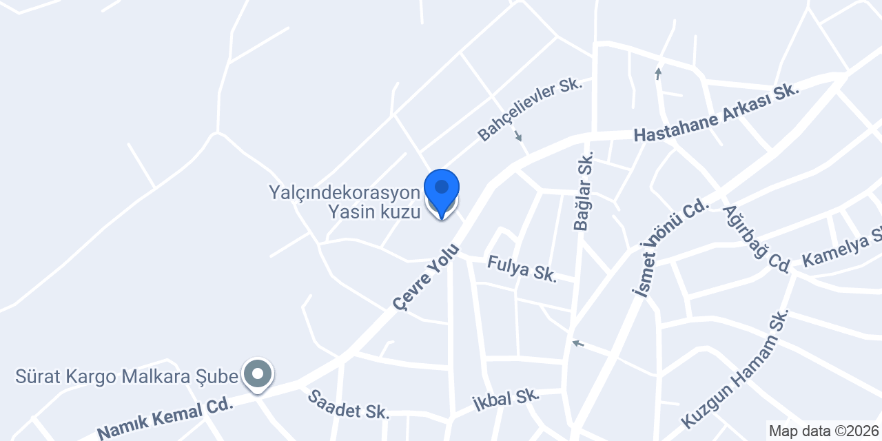 Yalçındekorasyon Yasin kuzu konumu