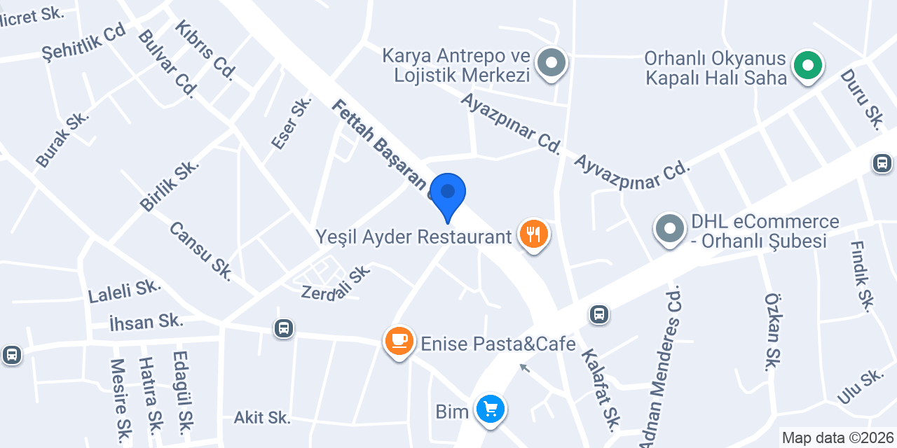 BİZON TEKEL SHOP konumu