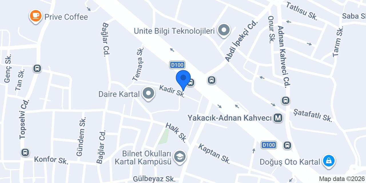 Estetik Yapı - NG KÜTAHYA - VİTRA - ARTEMA konumu