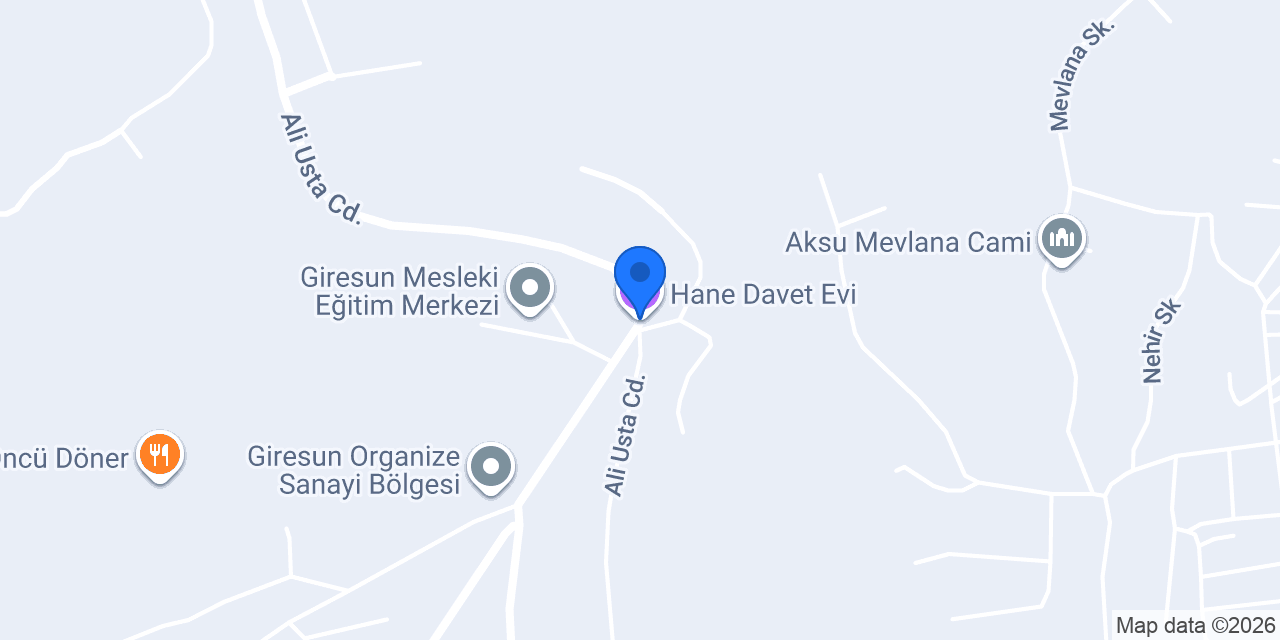 Hane Davet Evi konumu