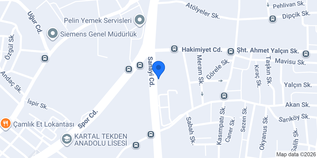 E-Redüktör konumu