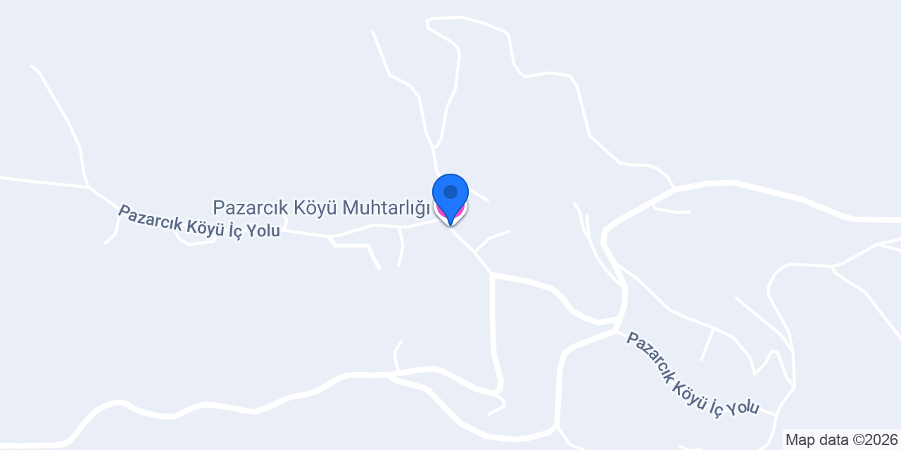 Pazarcık Köyü Muhtarlığı konumu