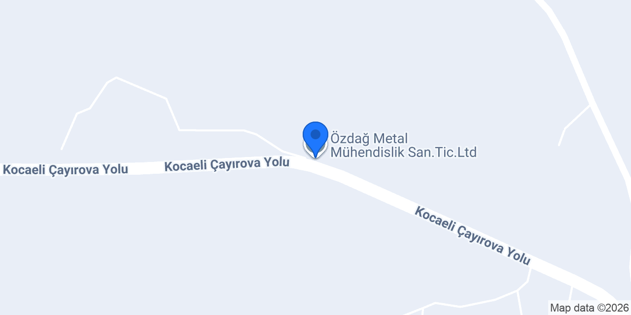 Özdağ Metal Mühendislik San.Tic.Ltd konumu