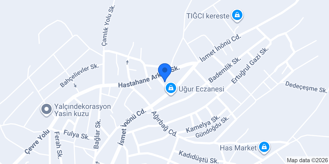 Bademlik Aile Sağlığı Merkezi konumu
