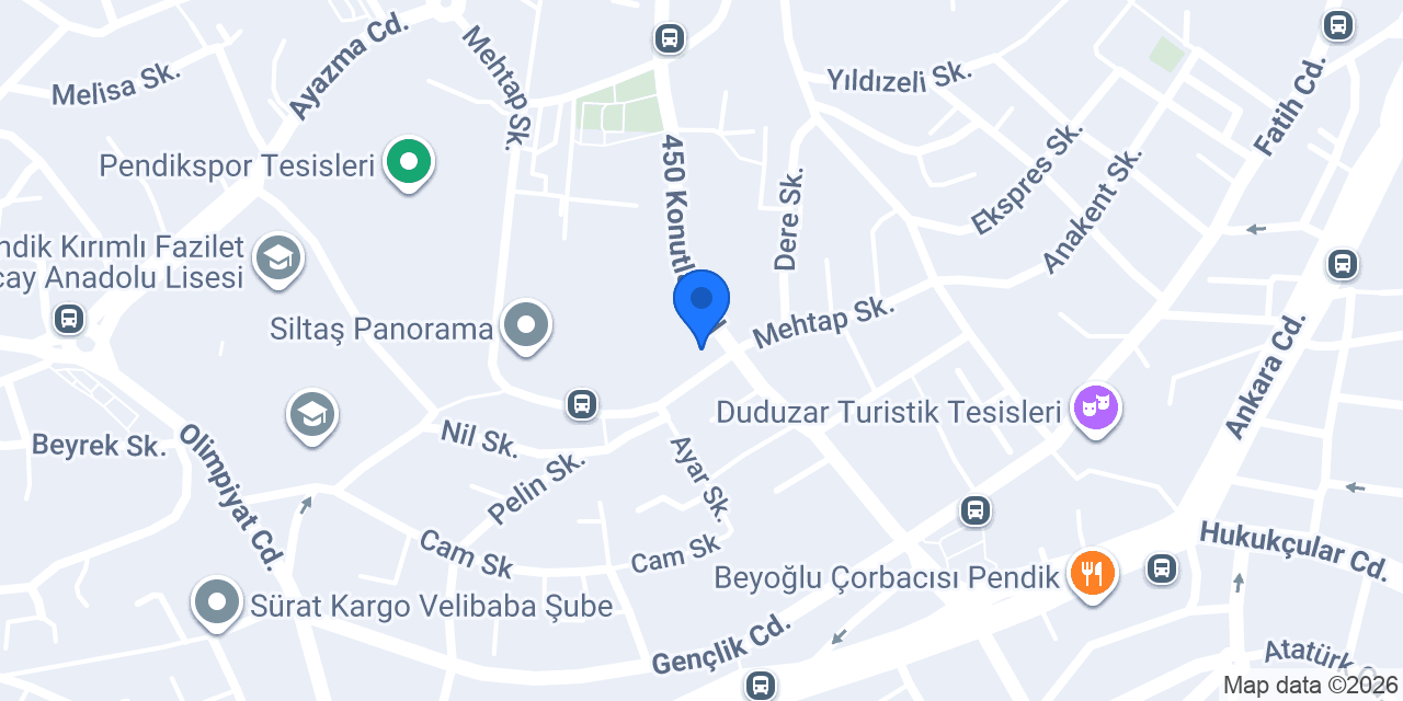 MOPAŞ Çınardere konumu