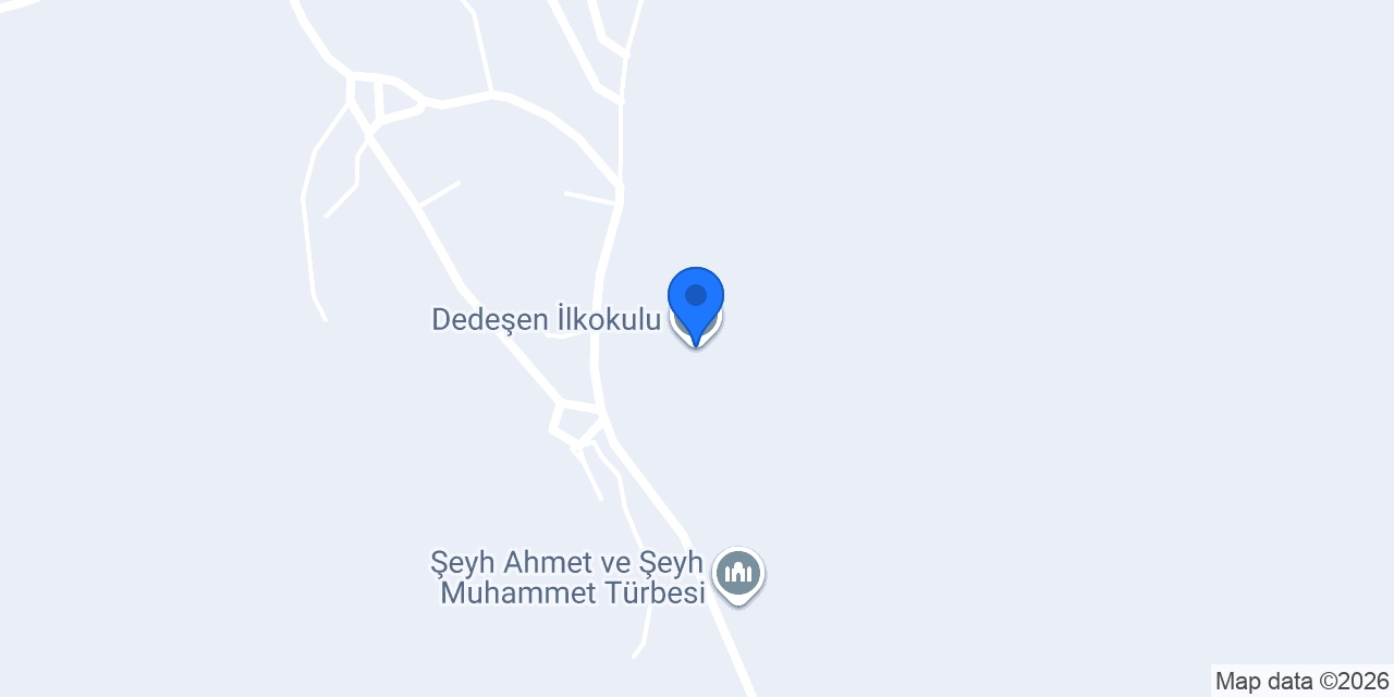 Dedeşen İlkokulu konumu