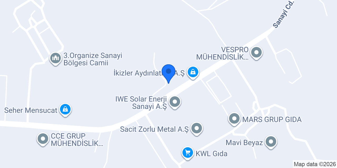 Aydın Tekstil - Söğütlü Fabrika konumu