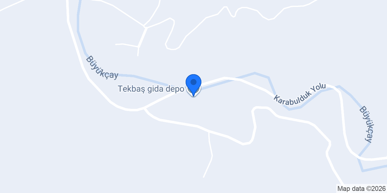 Tekbaş gida depo konumu