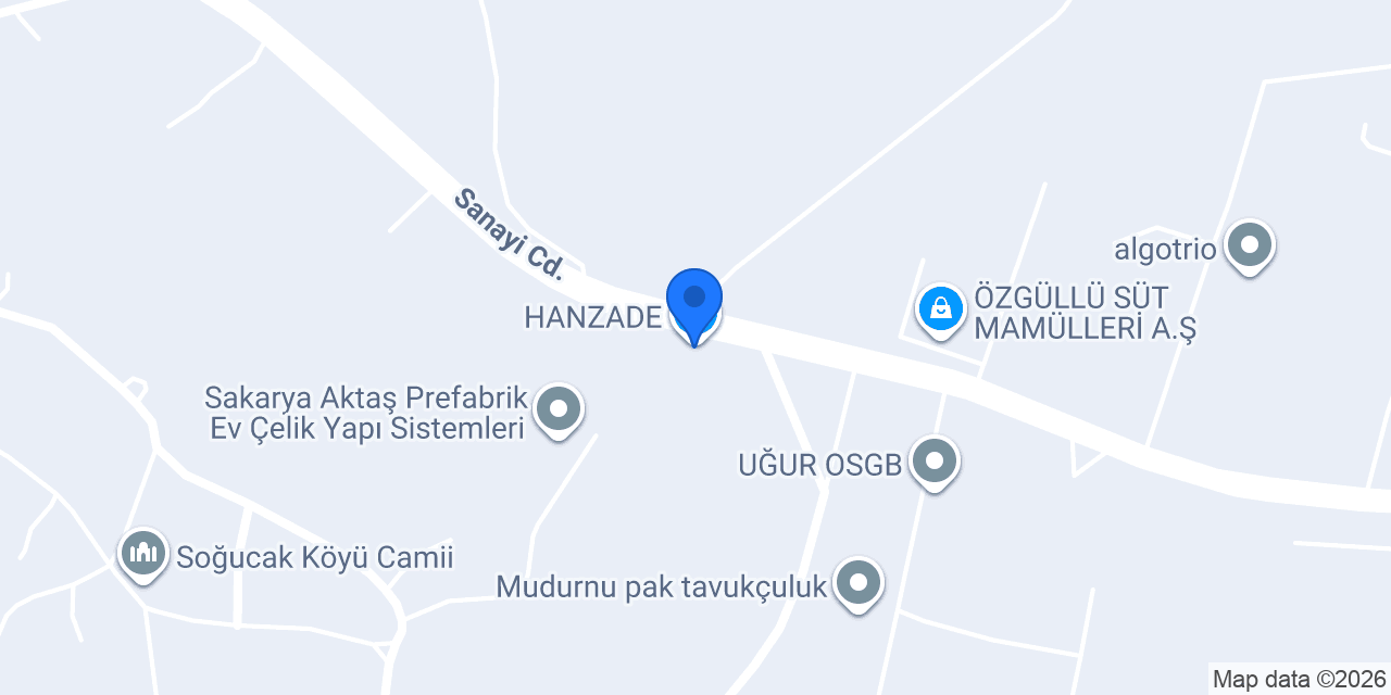 HANZADE konumu