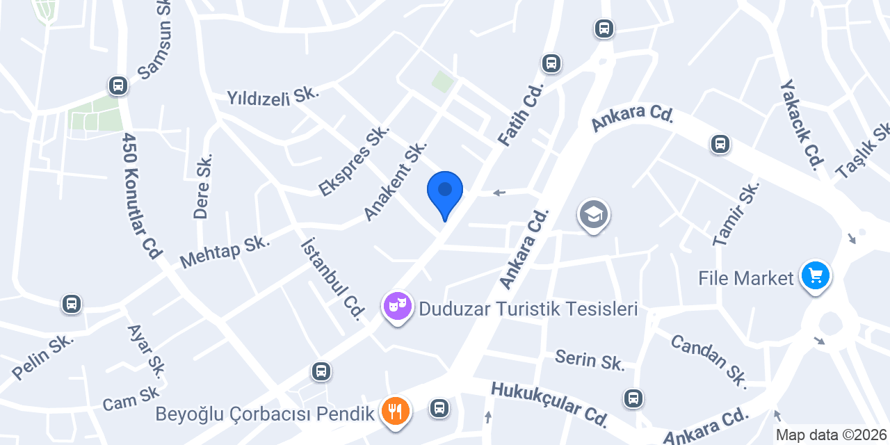 Zengin Terzi konumu