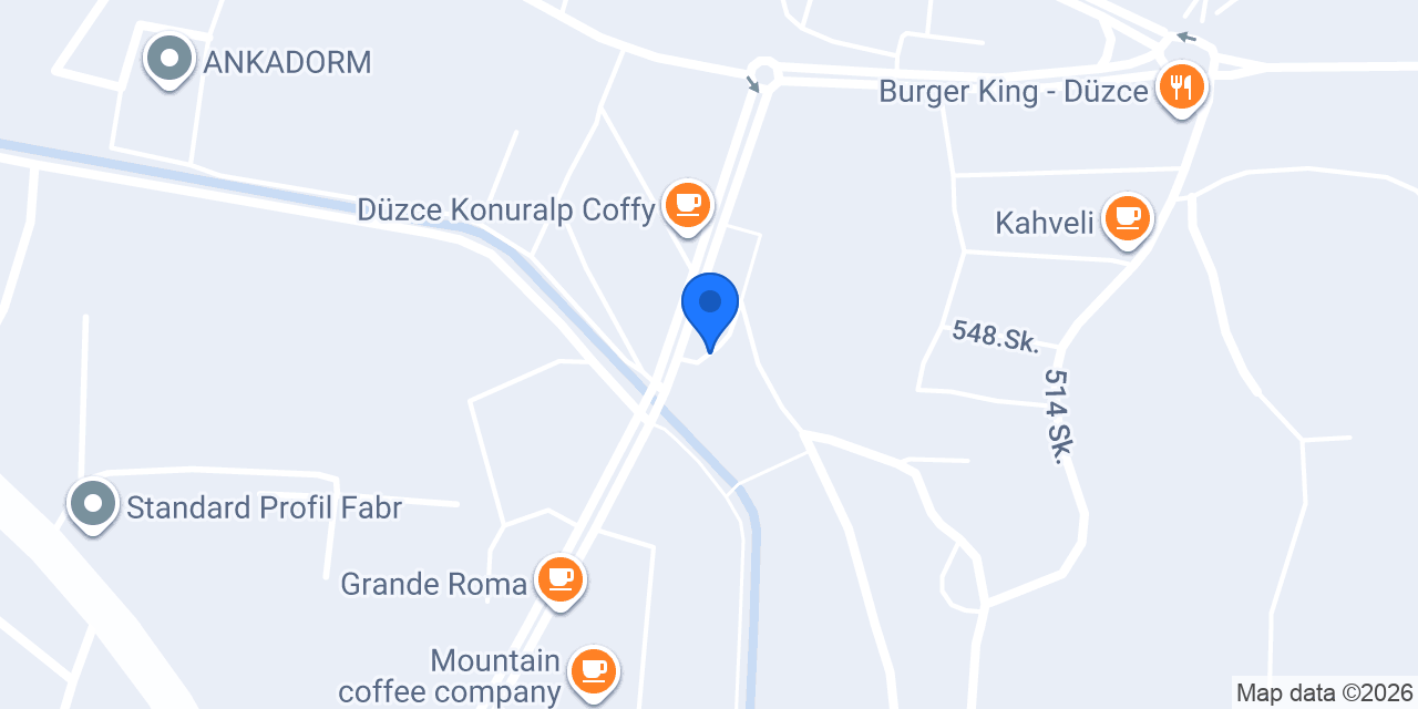 ARGEV ÇELİK YAPI DÜZCE konumu
