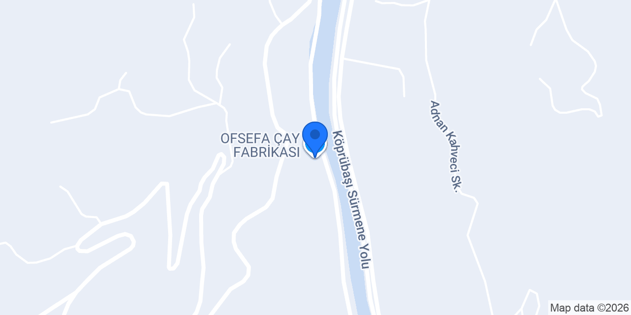 OFSEFA ÇAY FABRİKASI konumu