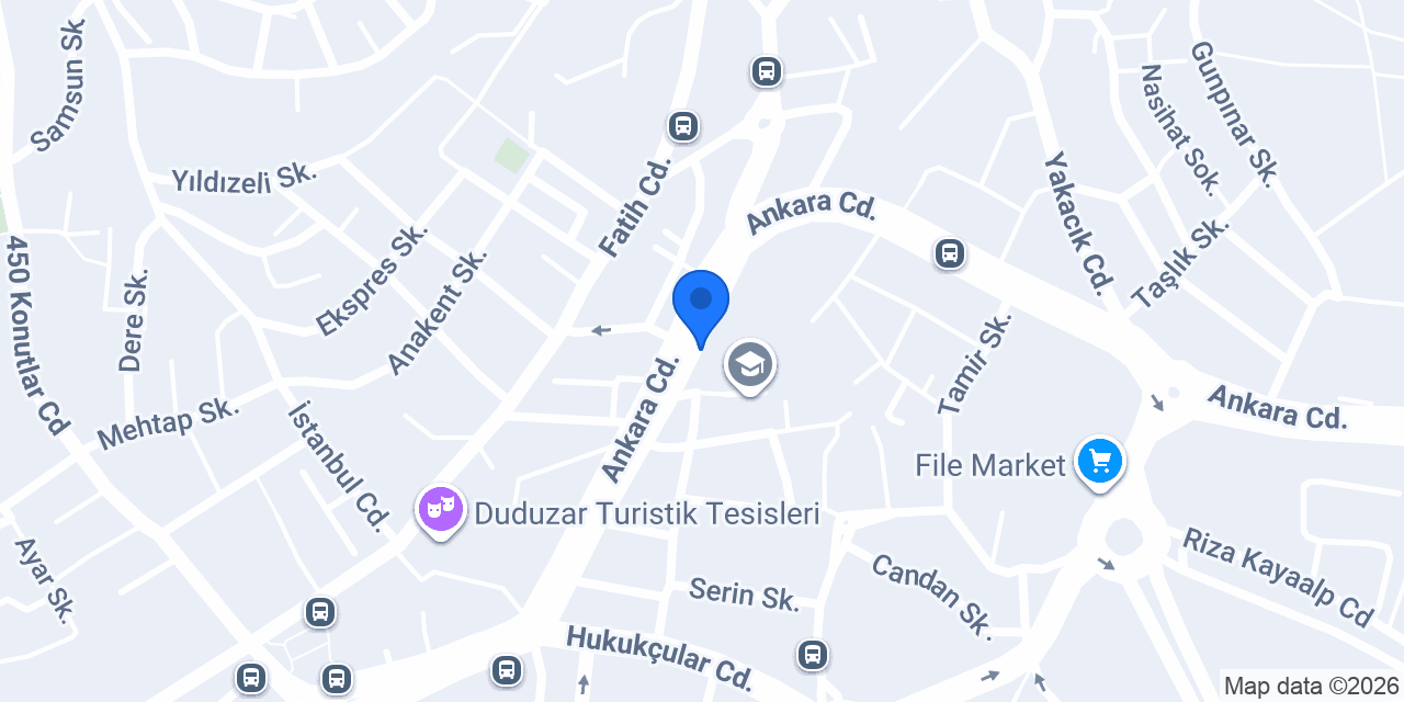 Bizim Tekel Shop konumu