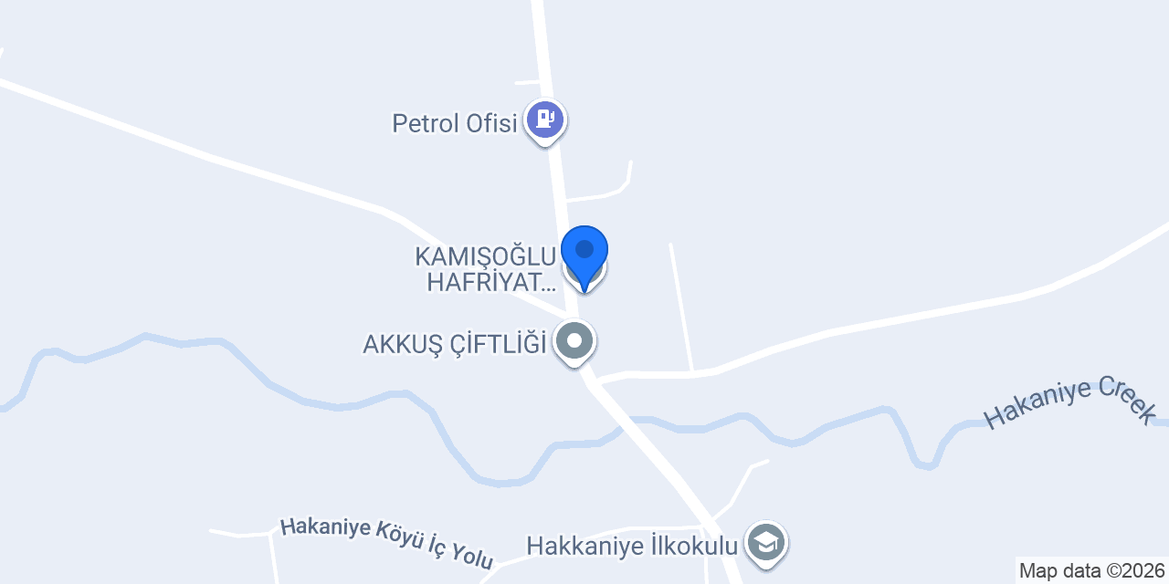 KAMIŞOĞLU HAFRİYAT NAKLİYAT EMLAK konumu