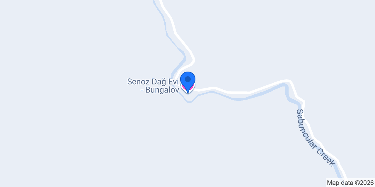 Senoz Dağ Evi - Bungalov konumu