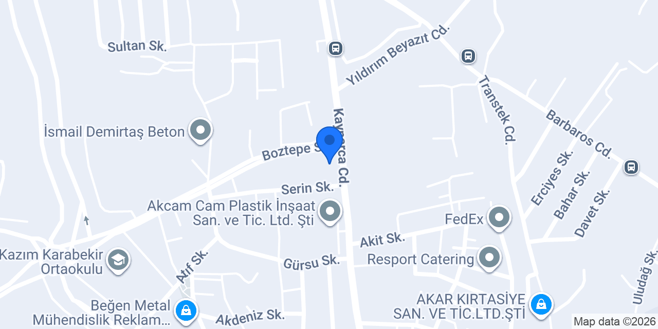 Beztex konumu