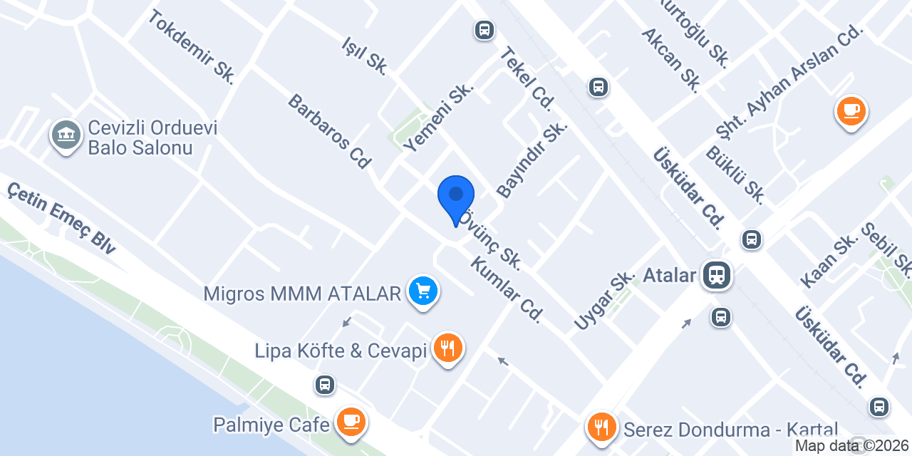 Sever Erkek Kuaförü konumu