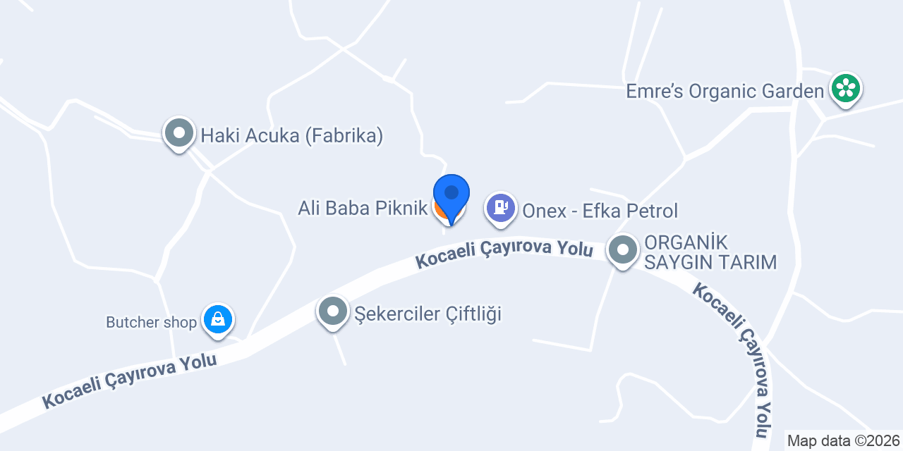 Ali Baba Piknik konumu