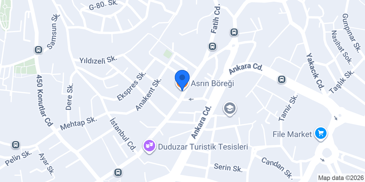 Asrın Böreği konumu